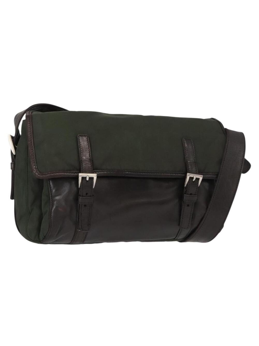 Prada Zip Buckle Messenger Bag Tessuto #375001P51B